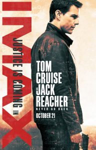Jack Reacher : Never Go Back poster